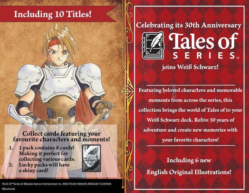 Bushiroad Weiss Schwarz: Tales of Series - Trial Deck En Ingles
