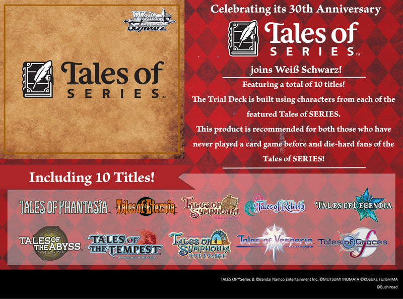 Bushiroad Weiss Schwarz: Tales of Series - Booster Pack En Ingles