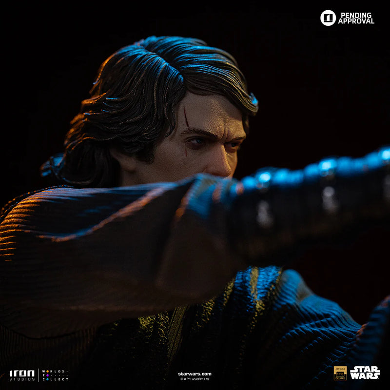 IRON Studios: Star Wars La venganza de los Sith - Anakin vs Obi Wan Escala de Arte 1/10