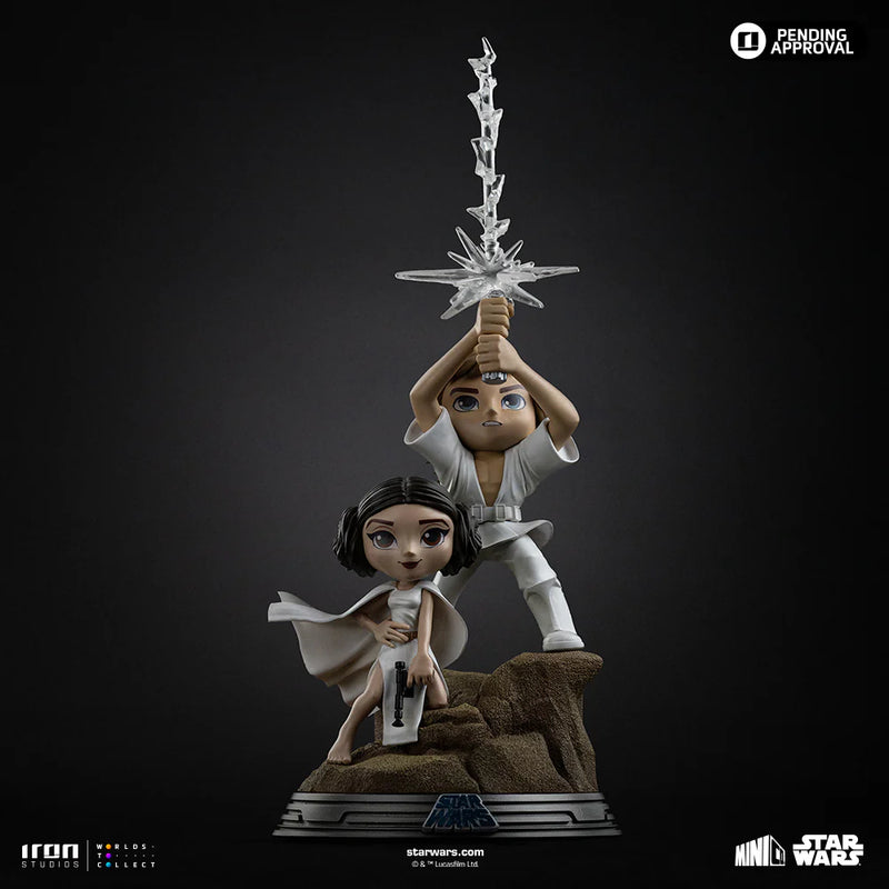 IRON Studios MiniCo: Star Wars - Luke y Leia