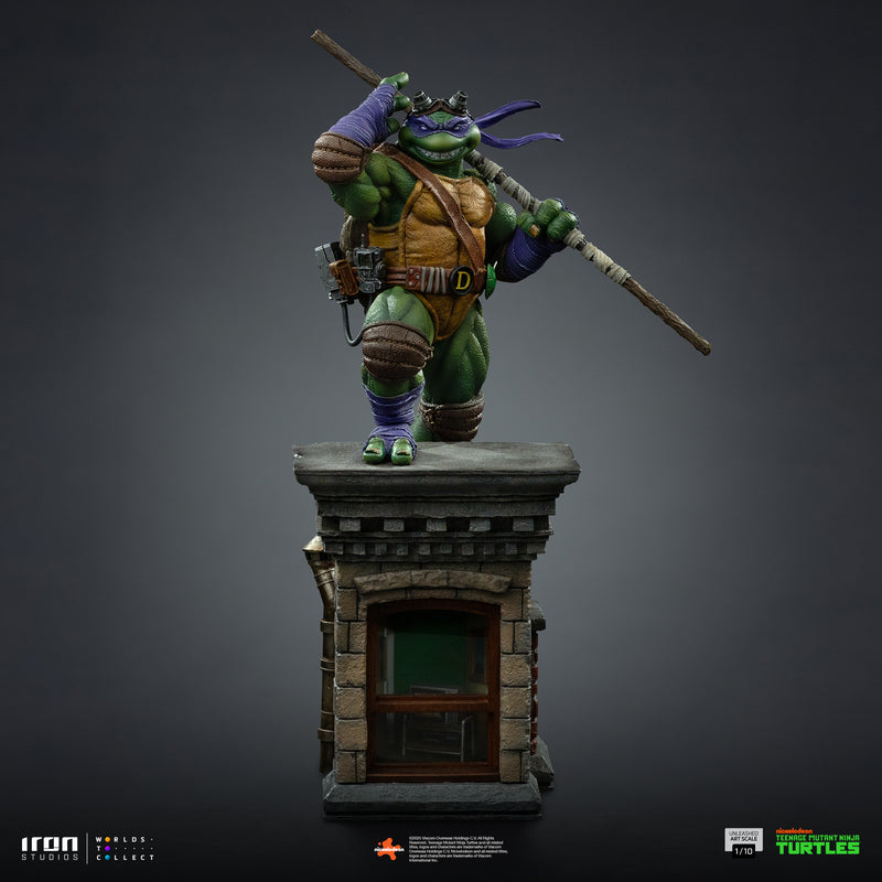 Iron Studios: TMNT Tortugas Ninja - Donatello Unleashed Escala de Arte 1/10
