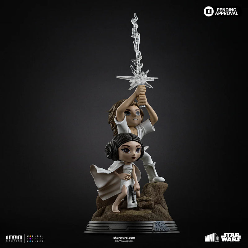 IRON Studios MiniCo: Star Wars - Luke y Leia