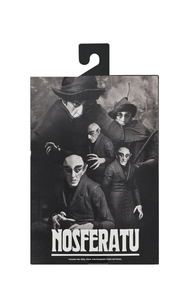 NECA Figura de Accion Ultimate: Nosferatu - Conde Orlok Blanco y Negro 7 pulgadas