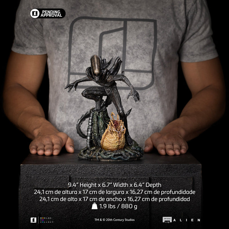 IRON Studios: Alien 1979 - Alien Big Chap Escala De Arte 1/10