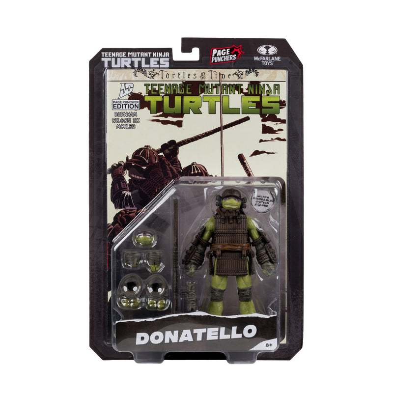 Mcfarlane Figure With Comic: Tmnt Tortugas Ninja - Donatello Turtles In Time 5 Pulgadas Con Comic