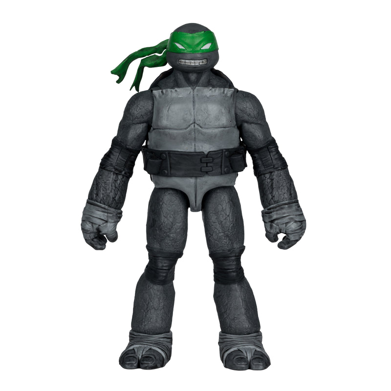 Mcfarlane Figure With Comic: Tmnt Tortugas Ninja - Raphael Black White & Green Variant 5 Pulgadas