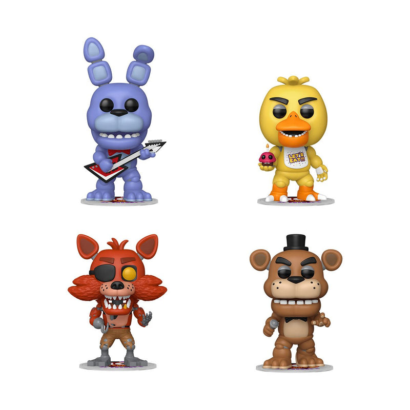 Funko Pop Games: Five Nights At Freddys - Personajes 4 Pack