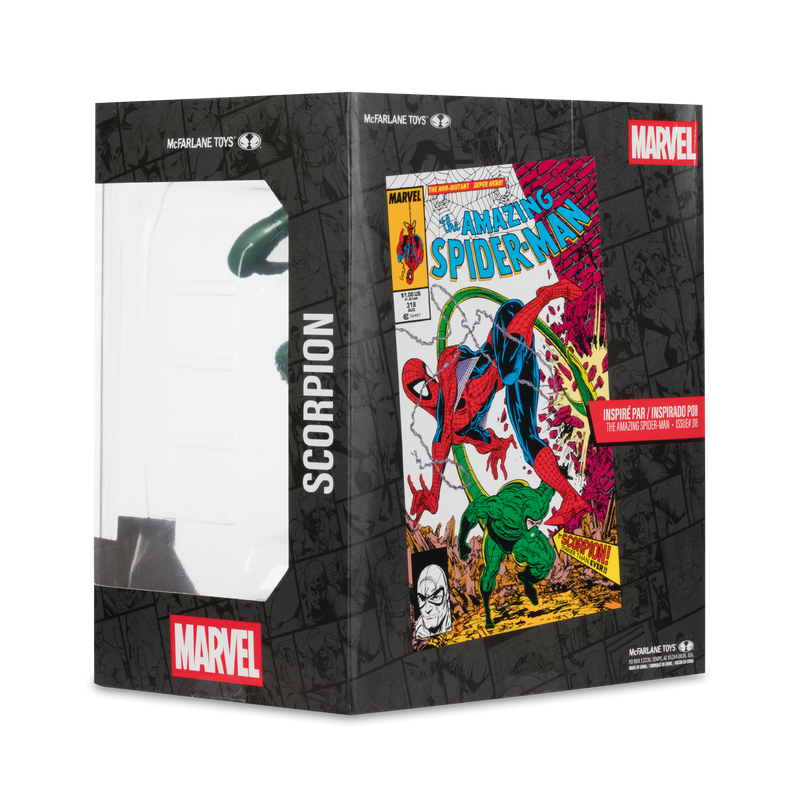 Mcfarlane Marvel Collection: Amazing Spider-Man Num 318 - Scorpion Metallic Gold Label Escala 1/10