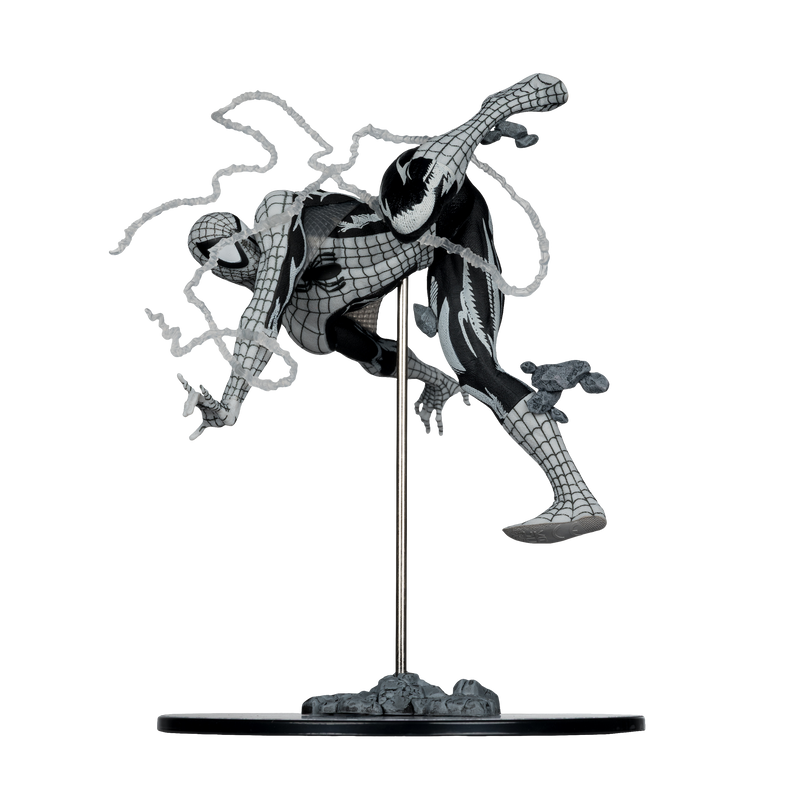 Mcfarlane Marvel Collection: Amazing Spider-Man Num 318 - Spider-Man Line Art Gold Label Escala 1/10