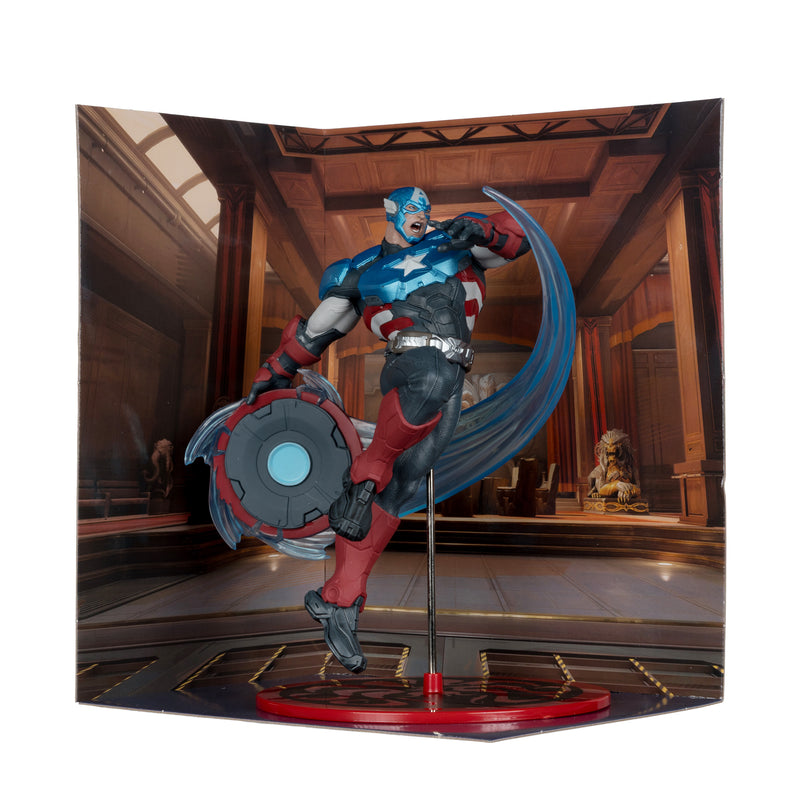 Mcfarlane Marvel Rivals Collection: Capitan America Escala 1/10