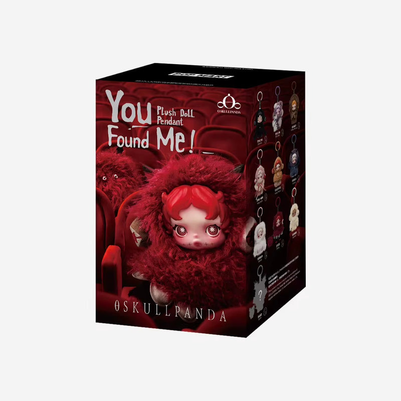 POP MART: Skullpanda - You Found Me Series - Plush Doll Pendant