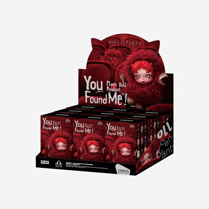 POP MART: Skullpanda - You Found Me Series - Plush Doll Pendant