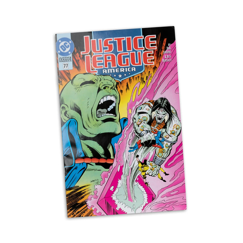 Mcfarlane Dc Direct Figure With Comic: Justice League #77 - Martian Manhunter 7 Pulgadas Con Comic