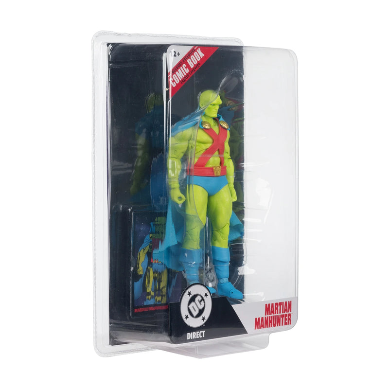Mcfarlane Dc Direct Figure With Comic: Justice League #77 - Martian Manhunter 7 Pulgadas Con Comic