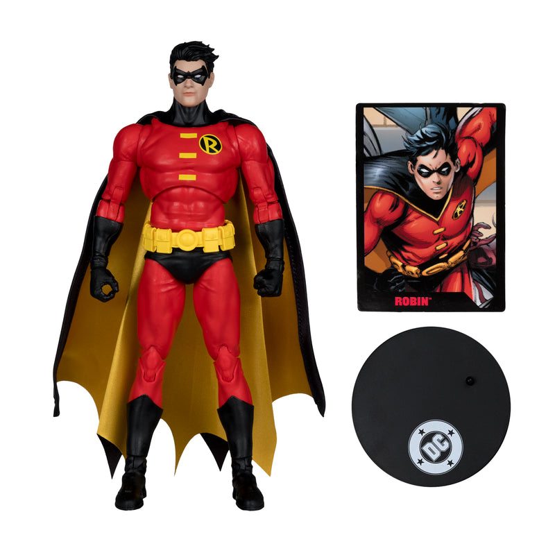 Mcfarlane Dc Direct Figure With Comic: Teen Titan #41 - Robin 7 Pulgadas Con Comic