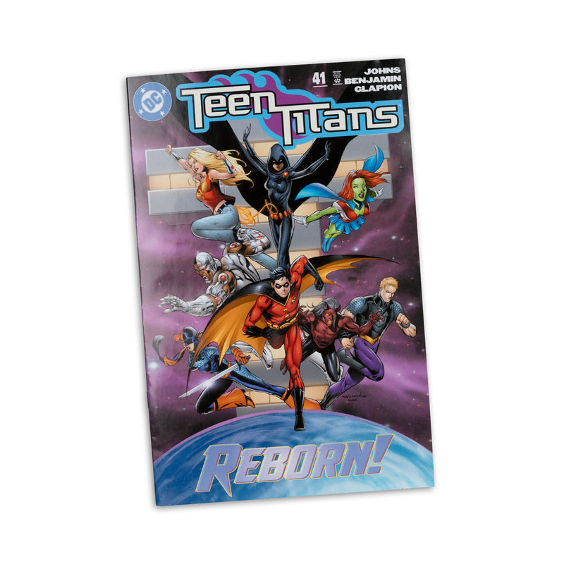 Mcfarlane Dc Direct Figure With Comic: Teen Titan #41 - Robin 7 Pulgadas Con Comic