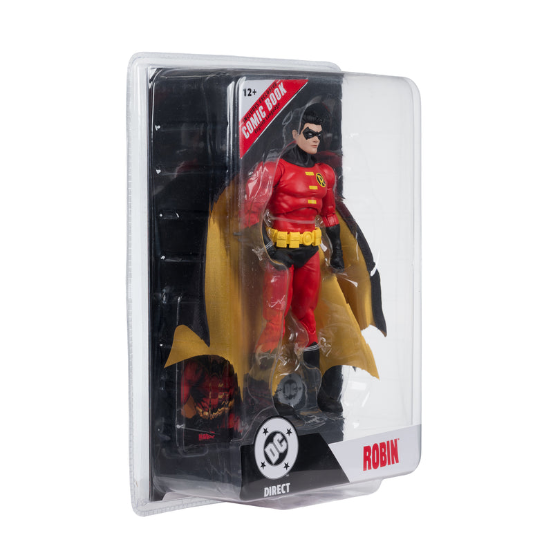 Mcfarlane Dc Direct Figure With Comic: Teen Titan #41 - Robin 7 Pulgadas Con Comic