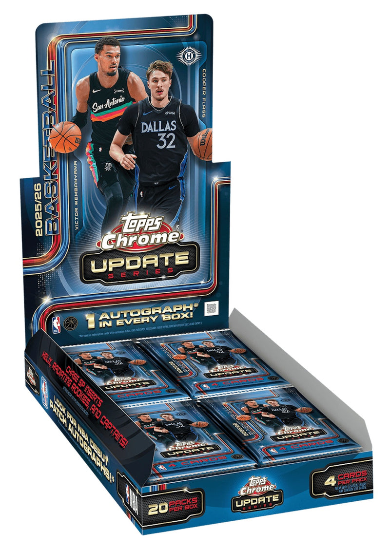 Topps: NBA 2025 Chrome Updates - Hobby Box FGC006720