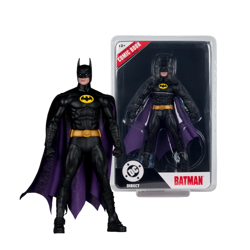 Mcfarlane Figure With Comic: Batman 89 - Batman 7 Pulgadas