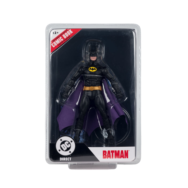 Mcfarlane Figure With Comic: Batman 89 - Batman 7 Pulgadas