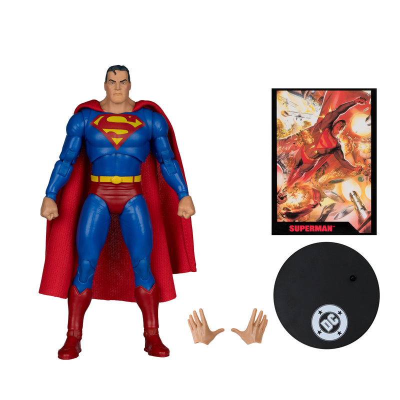 Mcfarlane Figure With Comic: Justice - Superman Chase 7 Pulgadas
