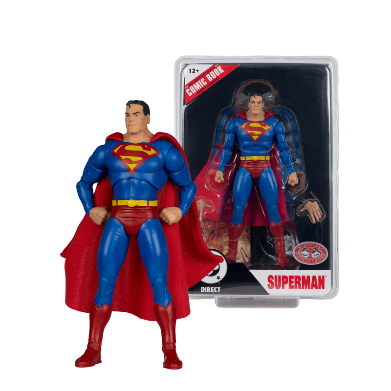 Mcfarlane Figure With Comic: Justice - Superman Chase 7 Pulgadas