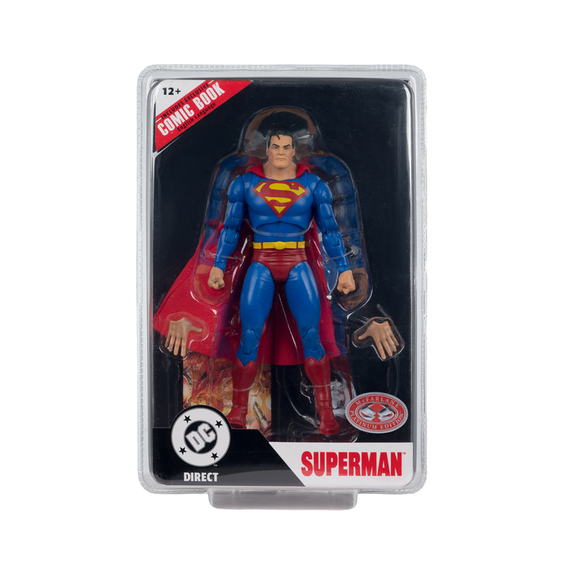 Mcfarlane Figure With Comic: Justice - Superman Chase 7 Pulgadas