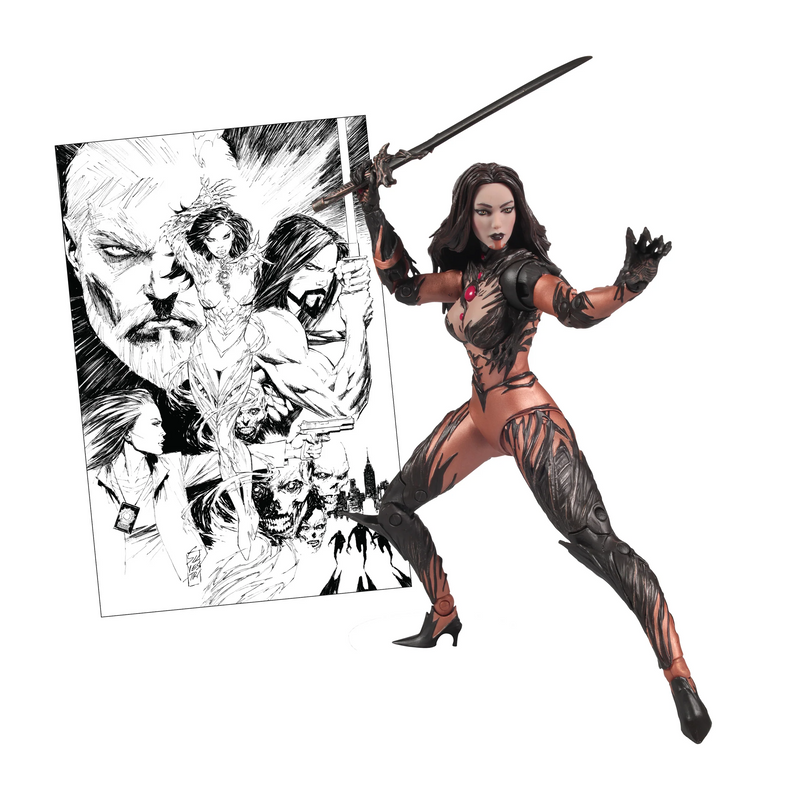 Mcfarlane Elite Edition Image Comic Founders Series: Witchblade - Sara Pezini 7 Pulgadas