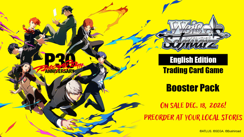Bushiroad Weiss Schwarz: Persona 30 Aniversario - Booster Pack En Ingles