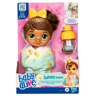 Baby Alive: Muñeca Sophia Sparkle Burbujas Relajantes