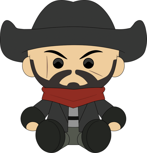 Youtooz Plush: Dead Rails - The Outlaw Peluche 9 Pulgadas