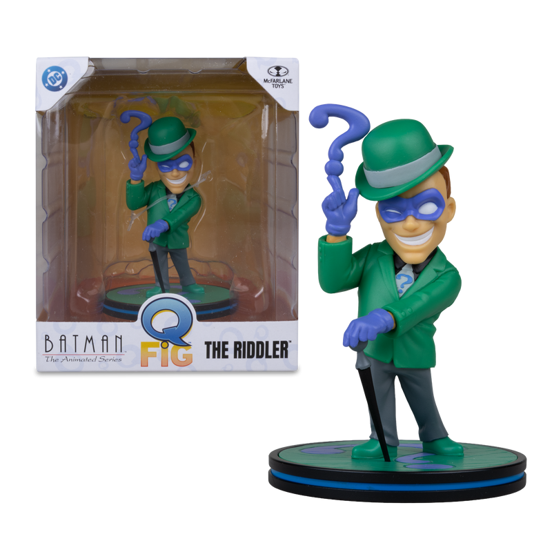 Mcfarlane Qmx Q Fig Deluxe: Dc Comics - Riddler con Signo de interrogacion