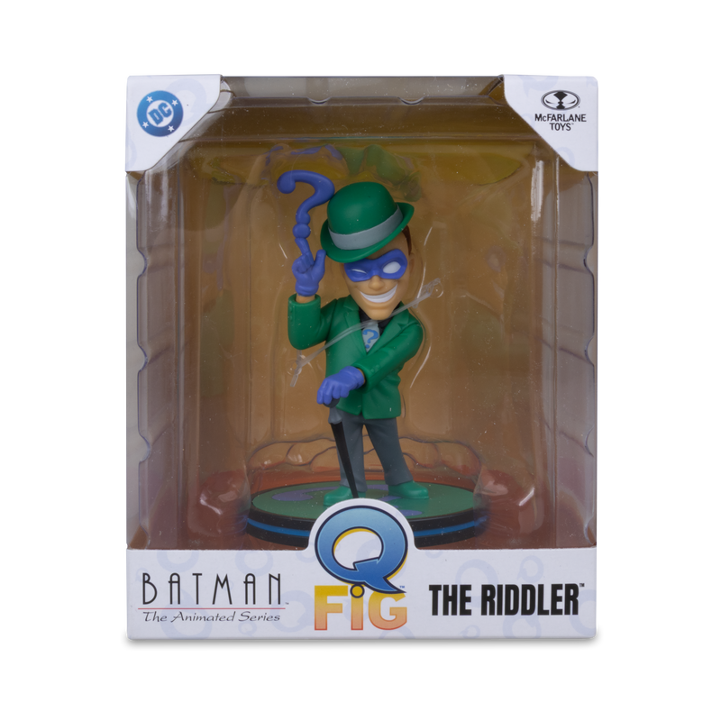 Mcfarlane Qmx Q Fig Deluxe: Dc Comics - Riddler con Signo de interrogacion
