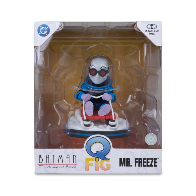 Mcfarlane Qmx Q Fig Deluxe: Dc Comics - Mr Freeze en Trineo