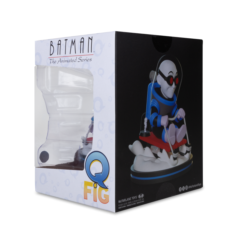 Mcfarlane Qmx Q Fig Deluxe: Dc Comics - Mr Freeze en Trineo
