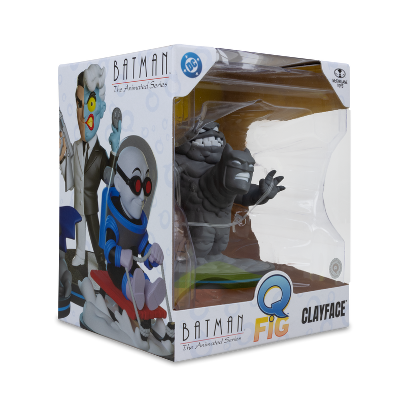 Mcfarlane Q-Fig Collectible: Dc Batman La Serie Animada Wave 1 - Clayface Noir