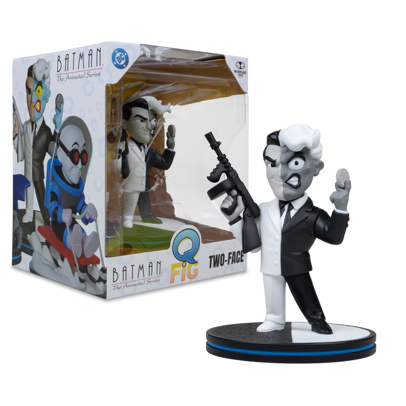 Mcfarlane Q-Fig Collectible: Dc Batman La Serie Animada Wave 1 - Two Face Noir
