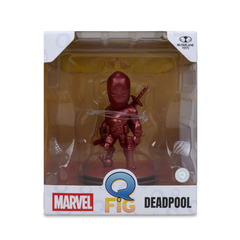 Mcfarlane Q-Fig Collectible: Marvel Wave 1 - Deadpool Metallic
