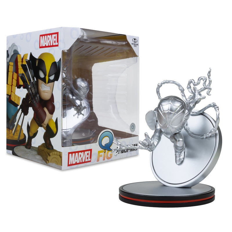 Mcfarlane Q-Fig Collectible: Marvel Wave 1 - Spider-Man Metallic