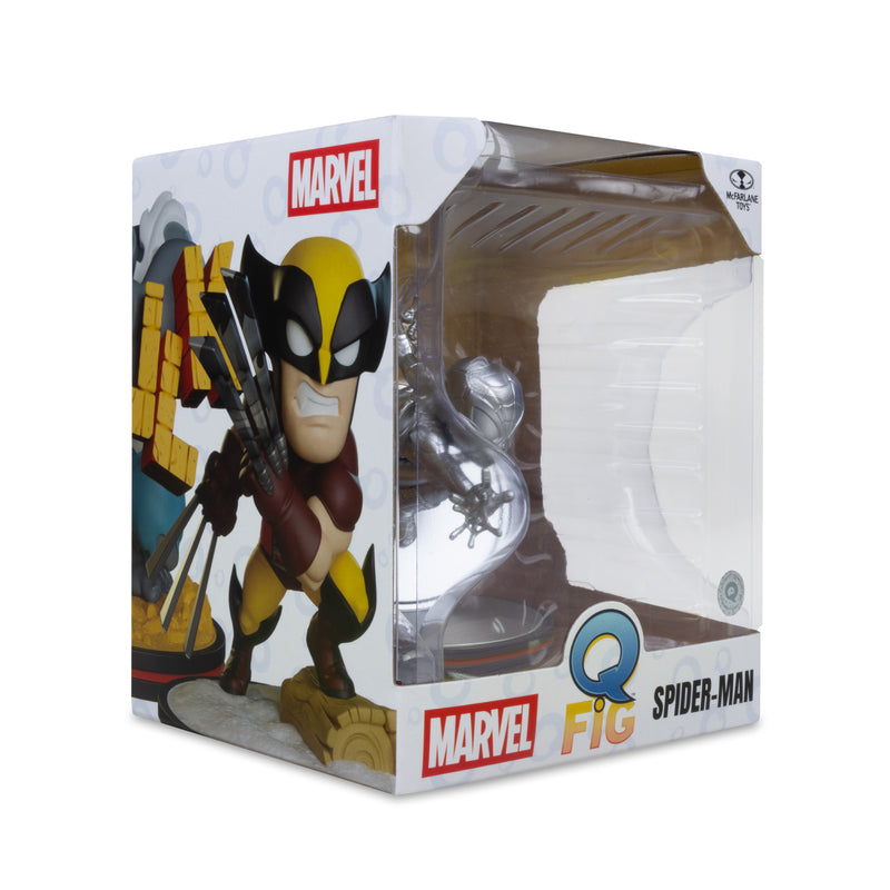 Mcfarlane Q-Fig Collectible: Marvel Wave 1 - Spider-Man Metallic