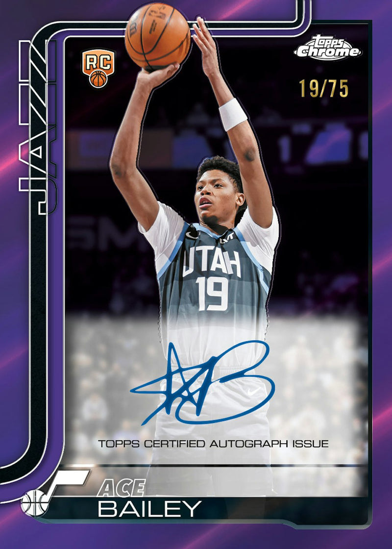 Topps: NBA 2025 Chrome Updates - Hobby Box FGC006720