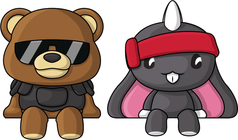 Youtooz Games Monitor Buddiez: Valorant - TactiBear y TactiBunny