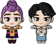 Youtooz Monitor Buddiez: KPop Demon Hunters - Jinu y Rumi