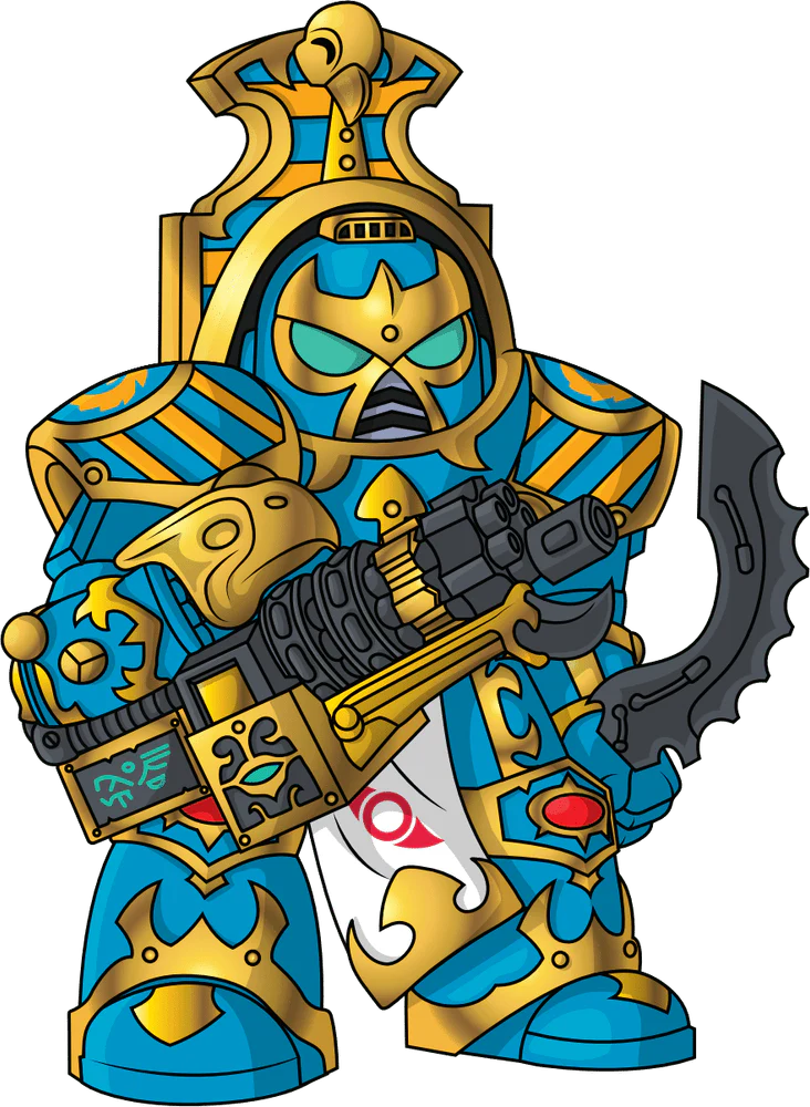 Youtooz Games: Space Marine 2 - Scarab Occult Terminator