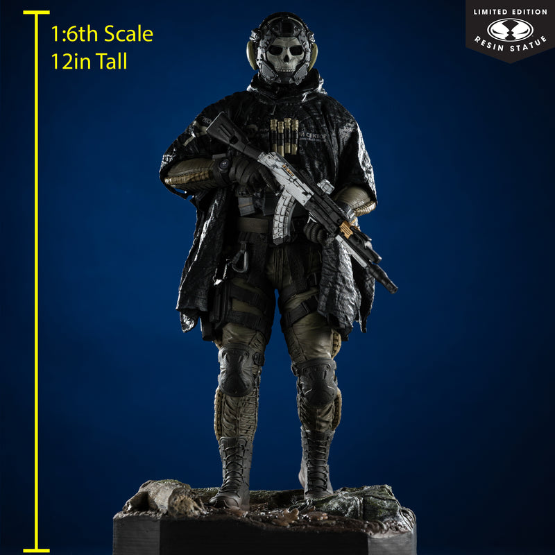 Mcfarlane Resin Statue: Call Of Duty Modern Warfare 4 - Ghost Escala 1/6