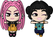 Youtooz Monitor Buddiez: KPop Demon Hunters - Mira y Zoe