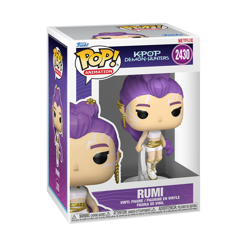 Funko Pop Animation: K-Pop Demon Hunters - Rumi atuendo blanco