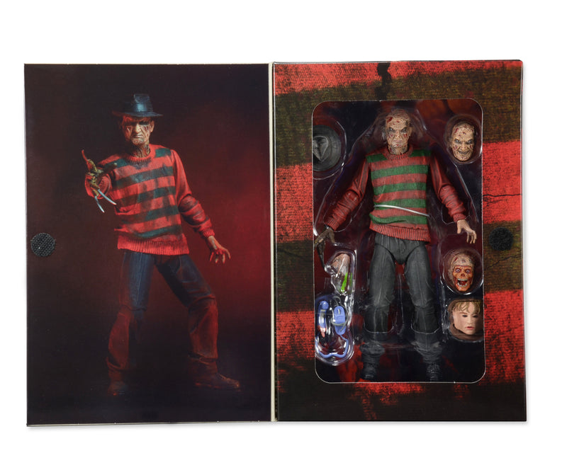 NECA Figura de Accion Ultimate: Pesadilla En La Calle Del Infierno 30 Aniversario - Freddy 7 Pulgadas