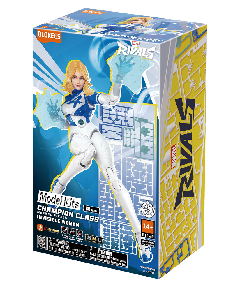 Blokees Marvel Rivals Champion Class: 11 Invisible Women 81122