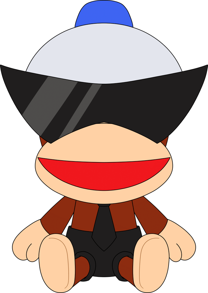 Youtooz Plush: Ape Escape - Black Shorts Peluche 9 Pulgadas 